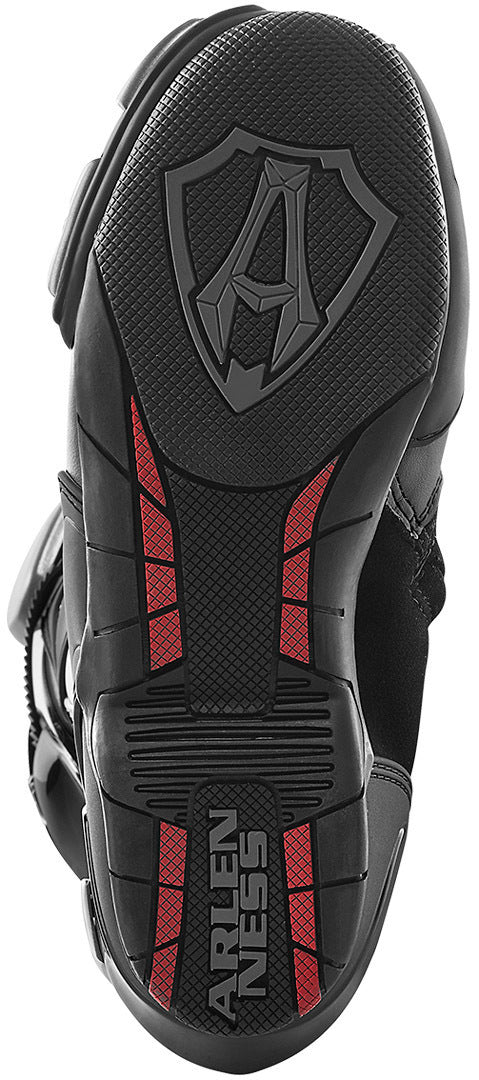 Arlen Ness Xaus Replica Motorcycle Boots#color_black