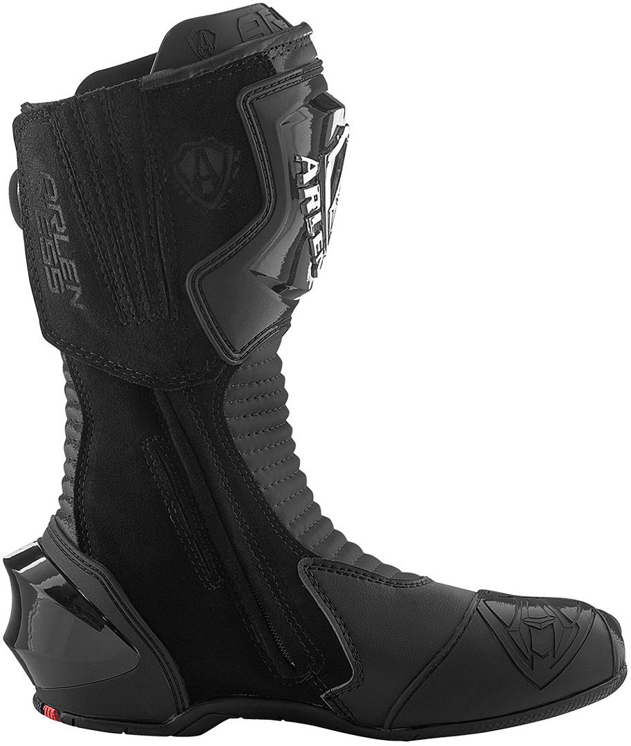 Arlen Ness Xaus Replica Motorcycle Boots#color_black