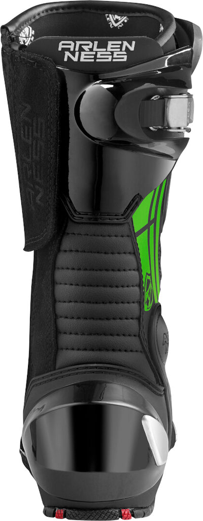 Arlen Ness Pro Shift 2 Motorcycle Boots#color_black-white-green