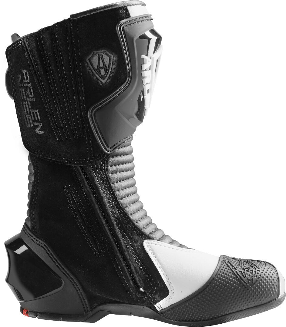 Arlen Ness Pro Shift 2 Motorcycle Boots#color_black-red-white