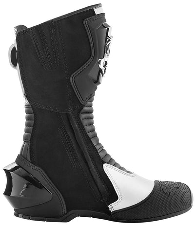 Arlen Ness Sugello Motorcycle Boots#color_black-white