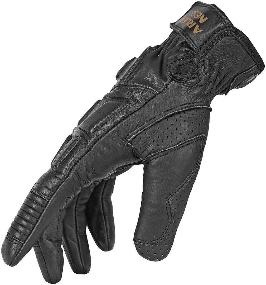 Arlen Ness Faxon Motorcycle Gloves#color_black