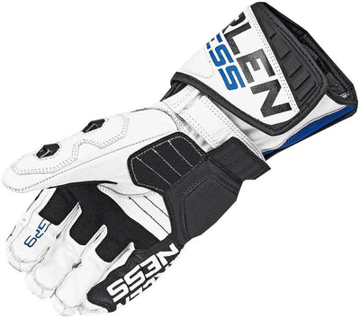 Arlen Ness Sugello Motorcycle Gloves#color_black-white-blue