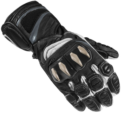 Arlen Ness Yakun Evo Motorcycle Gloves#color_black-white-grey