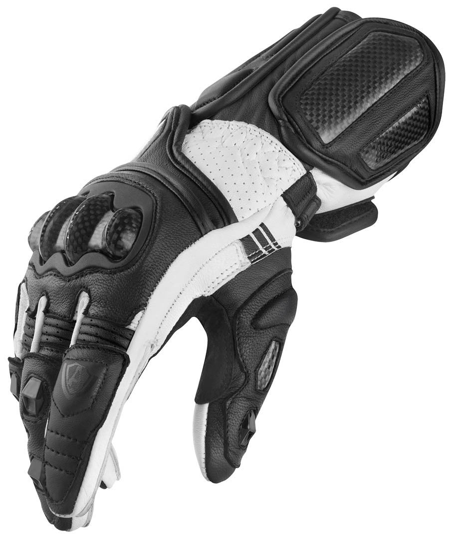 Arlen Ness RG-X Motorcycle Gloves#color_black-white