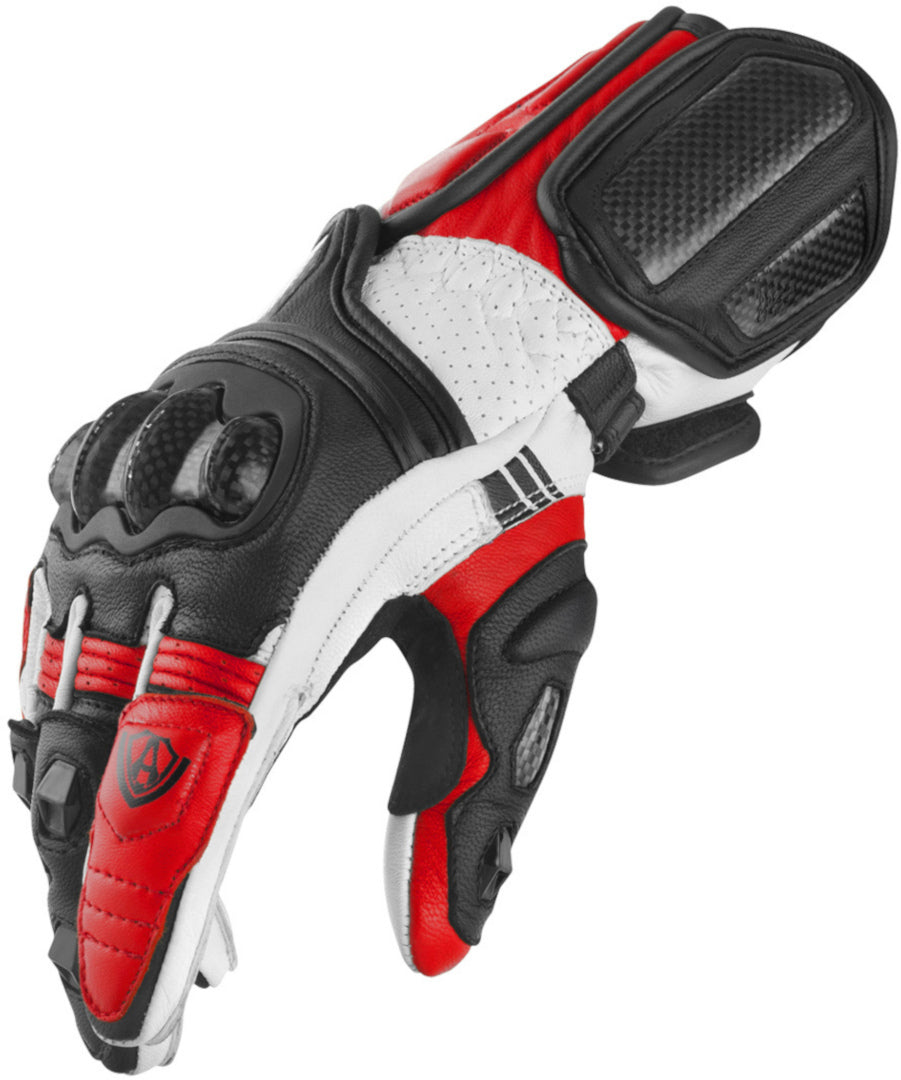 Arlen Ness RG-X Motorcycle Gloves#color_black-white-red