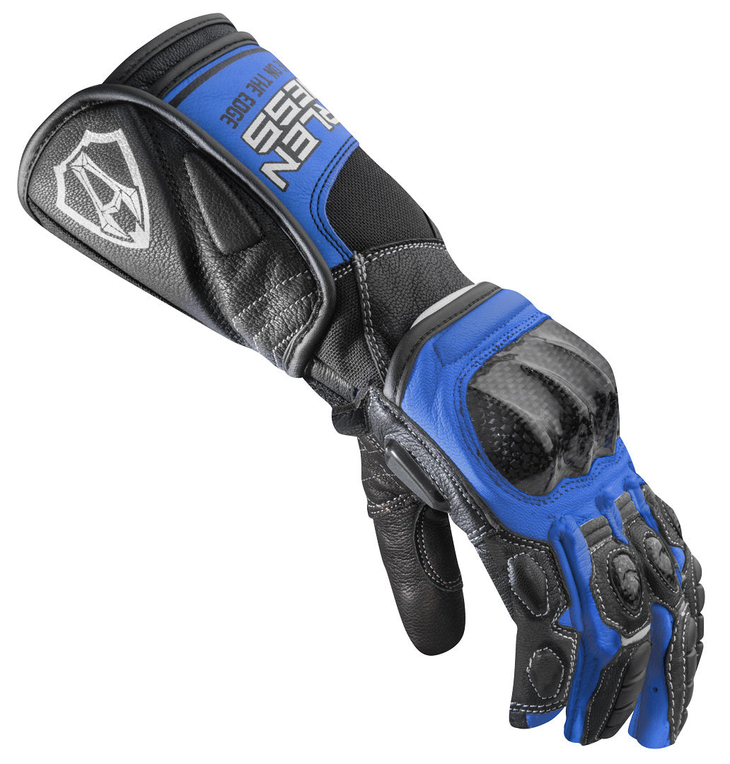 Arlen Ness Mugello Motorcycle Gloves#color_black-blue